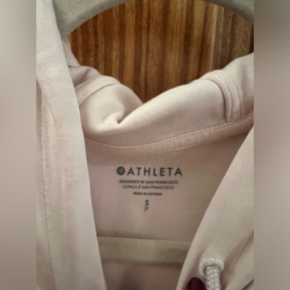 Athleta light pink sleeveless hoodie - Picture 2 of 2